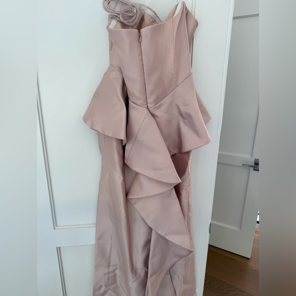 Alfred Sung Strapless Satin Maxi Dress - Picture 6 of 10